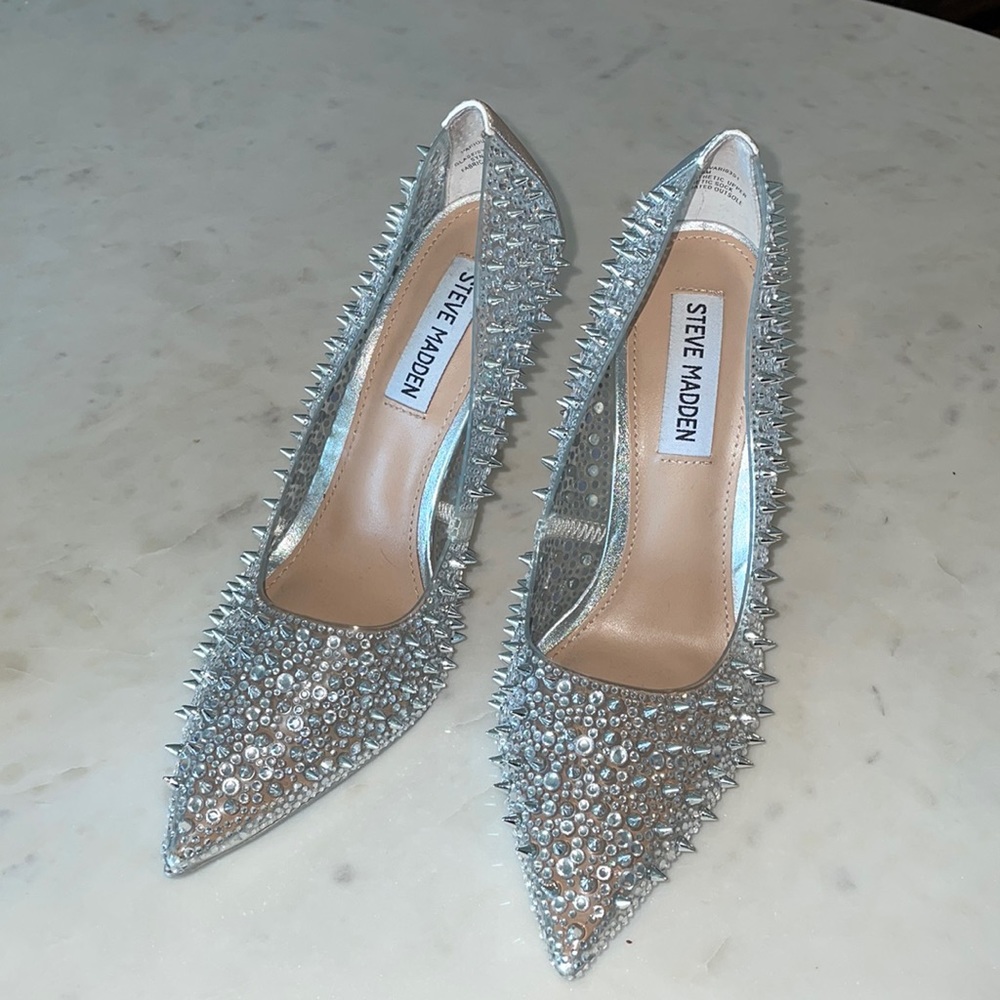 Crystal Steven Madden Stilettos